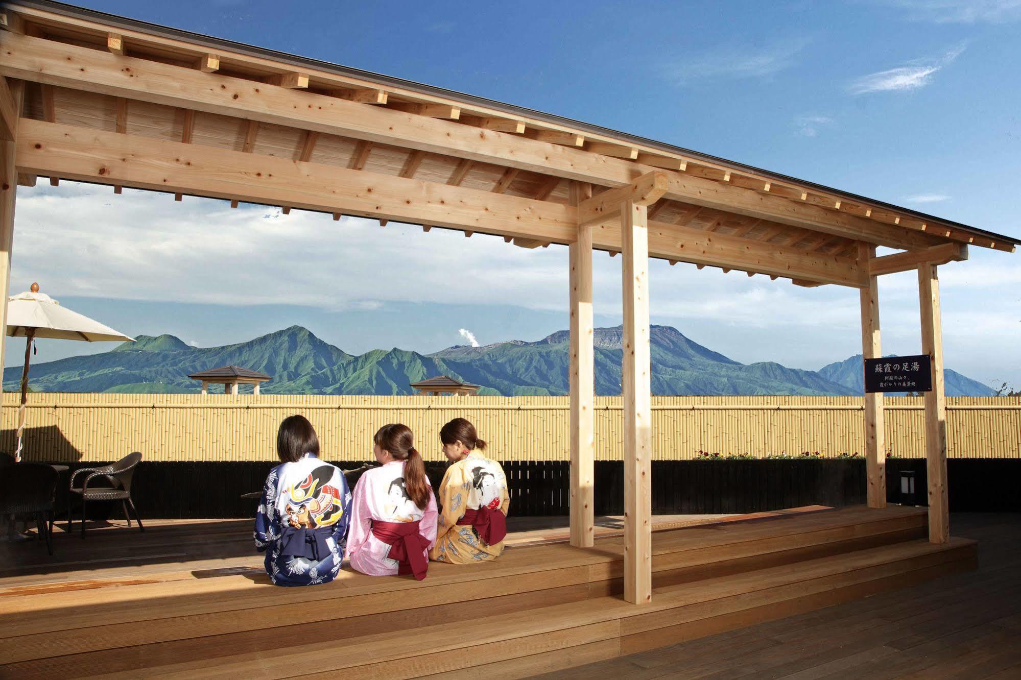 Hotel Yumeshizuku - Renovation From May 12 Until End Of July - Minamiaso Exterior foto